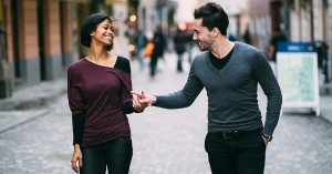 spousal sponsorship The couple was very sweet, looking and holding each others hand while walking on the street.