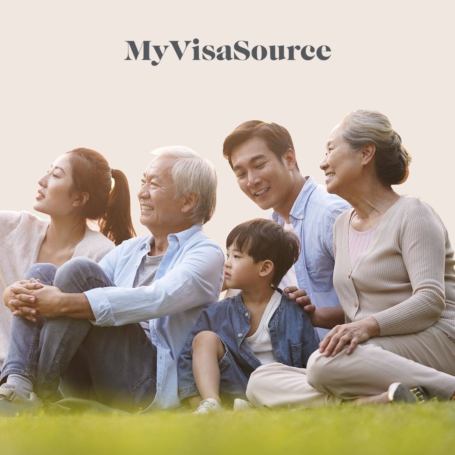asian child his parents and grandparents my visa source