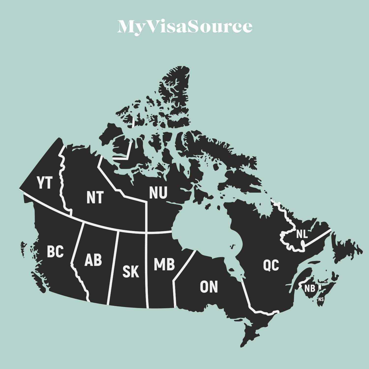 black-map-of-canada-with-provinces-and-territories-my-visa-source