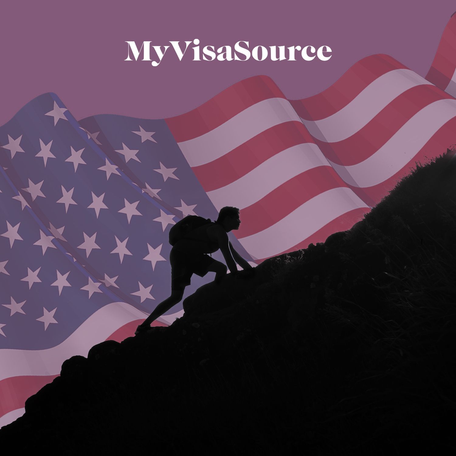 boy climbing a steep hill cliff my visa source