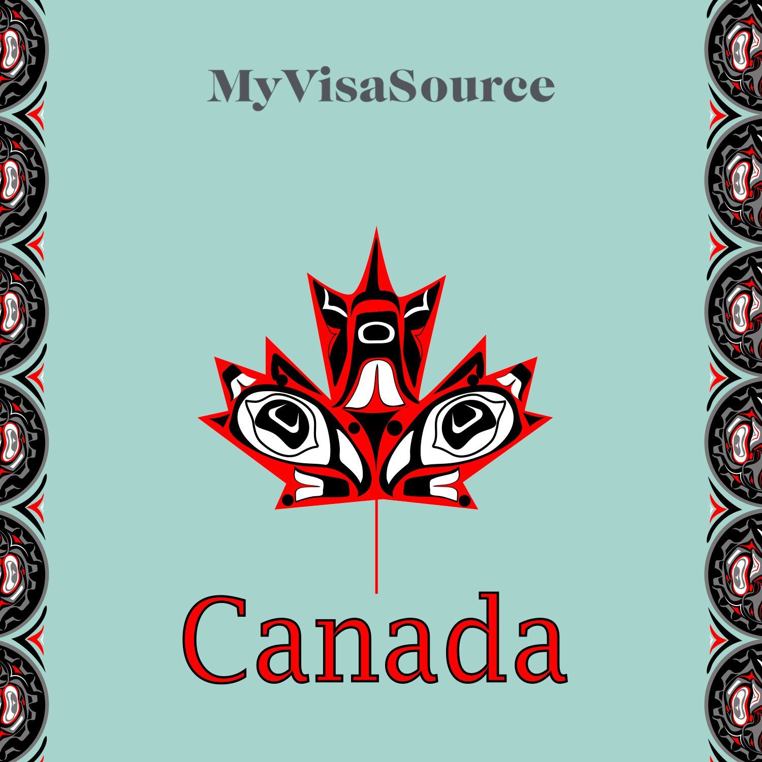 canadian flag design with first nations inuit design my visa source