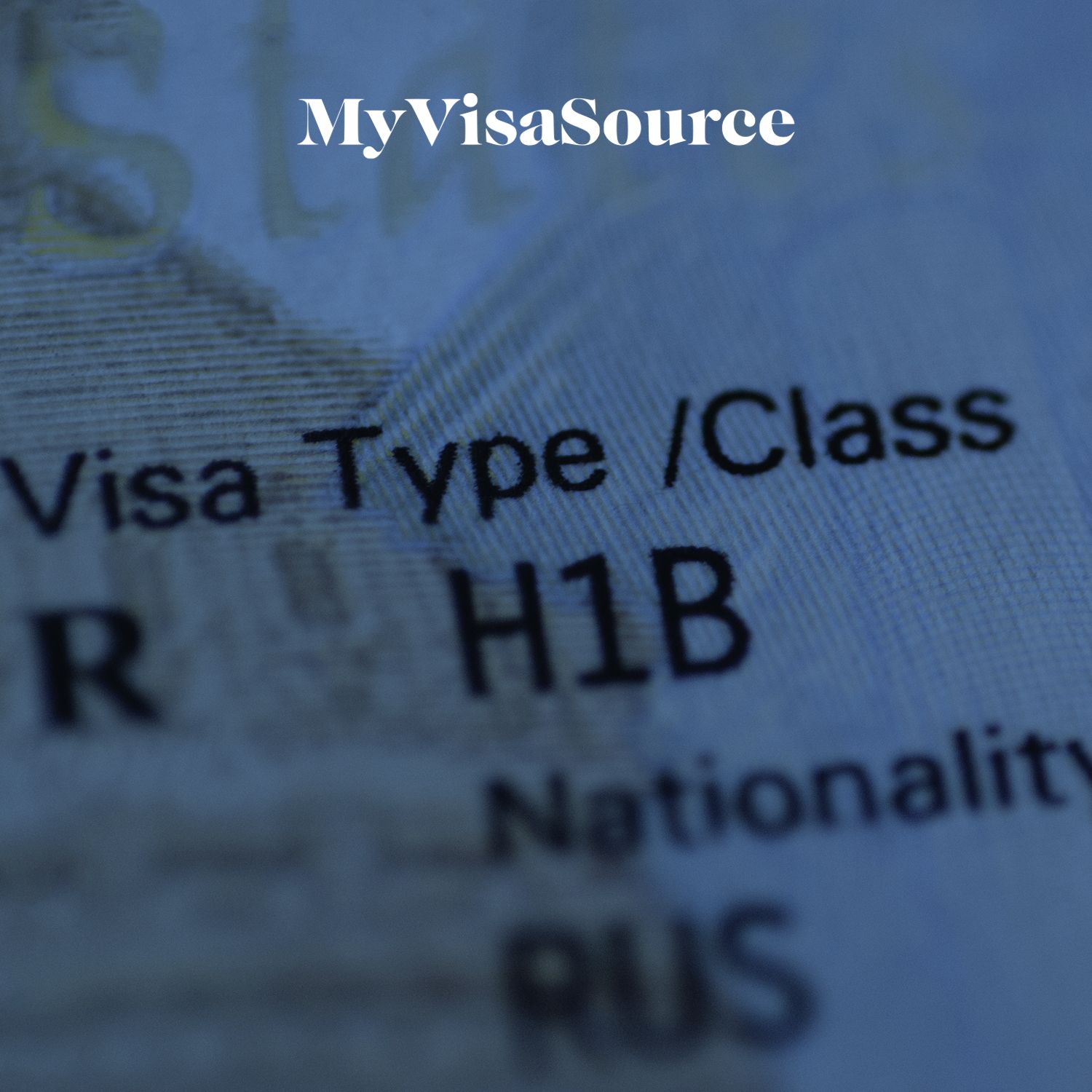 close up of the h 1b visa my visa source