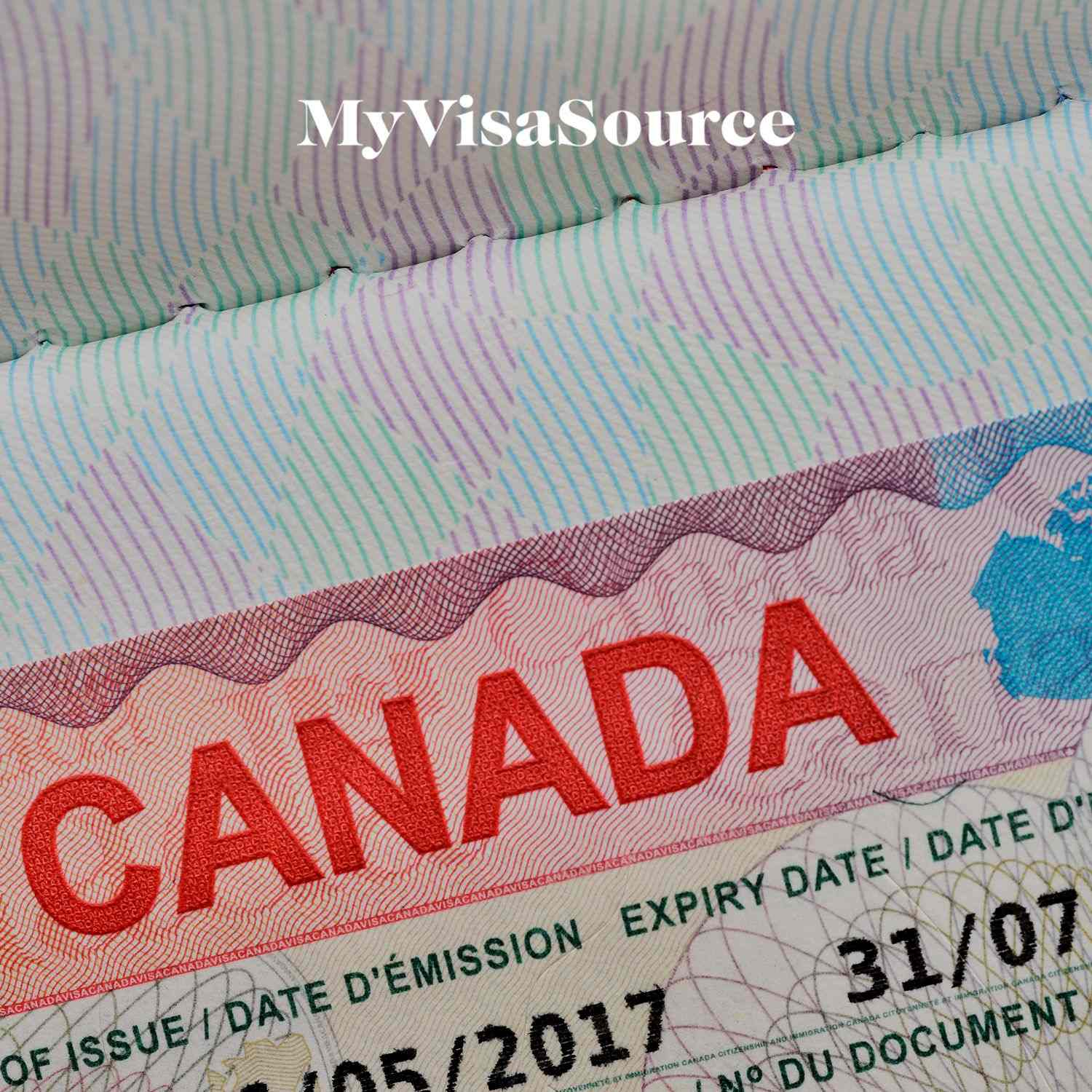 cross section view of a canadian visa my visa source