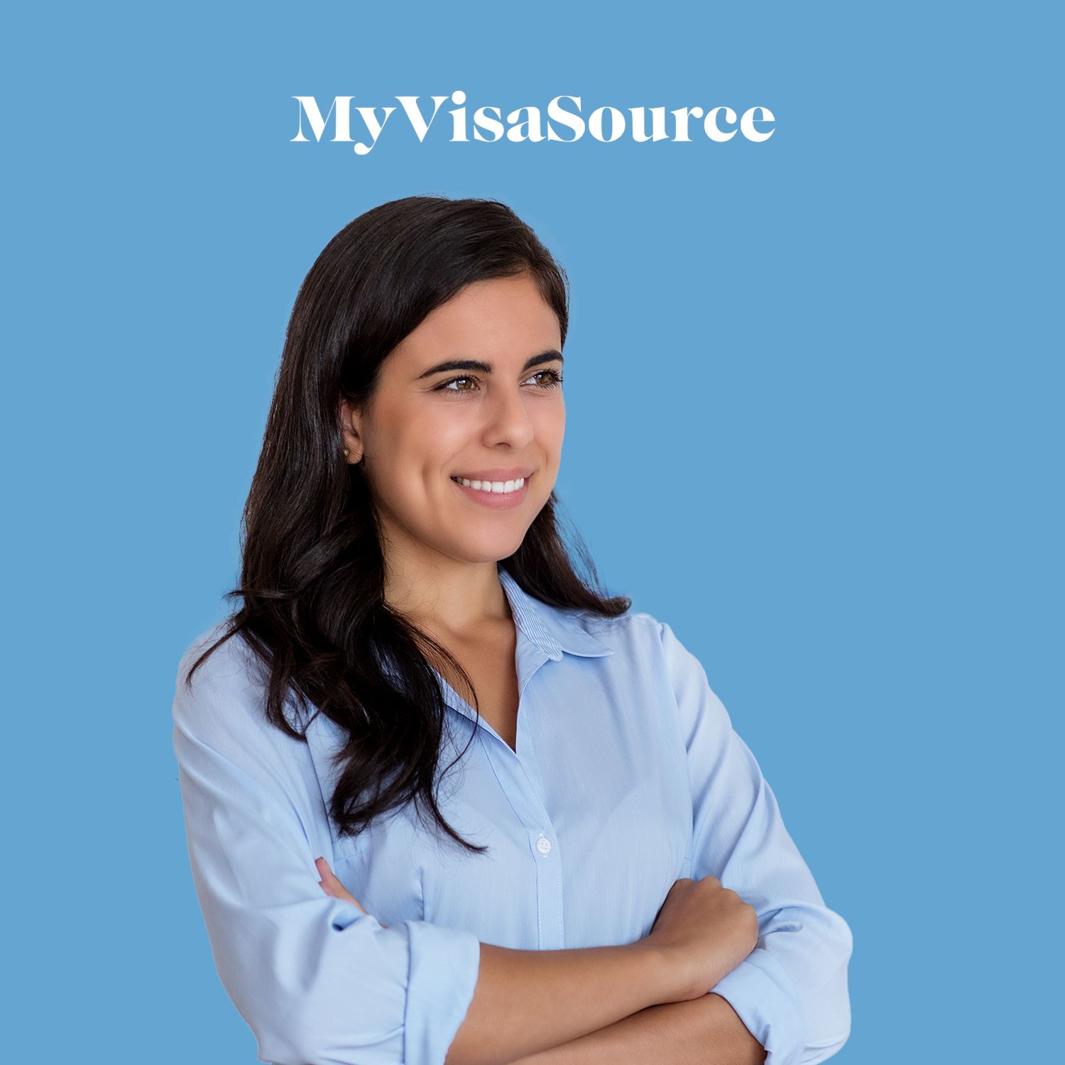 happy female international entrepreneur my visa source