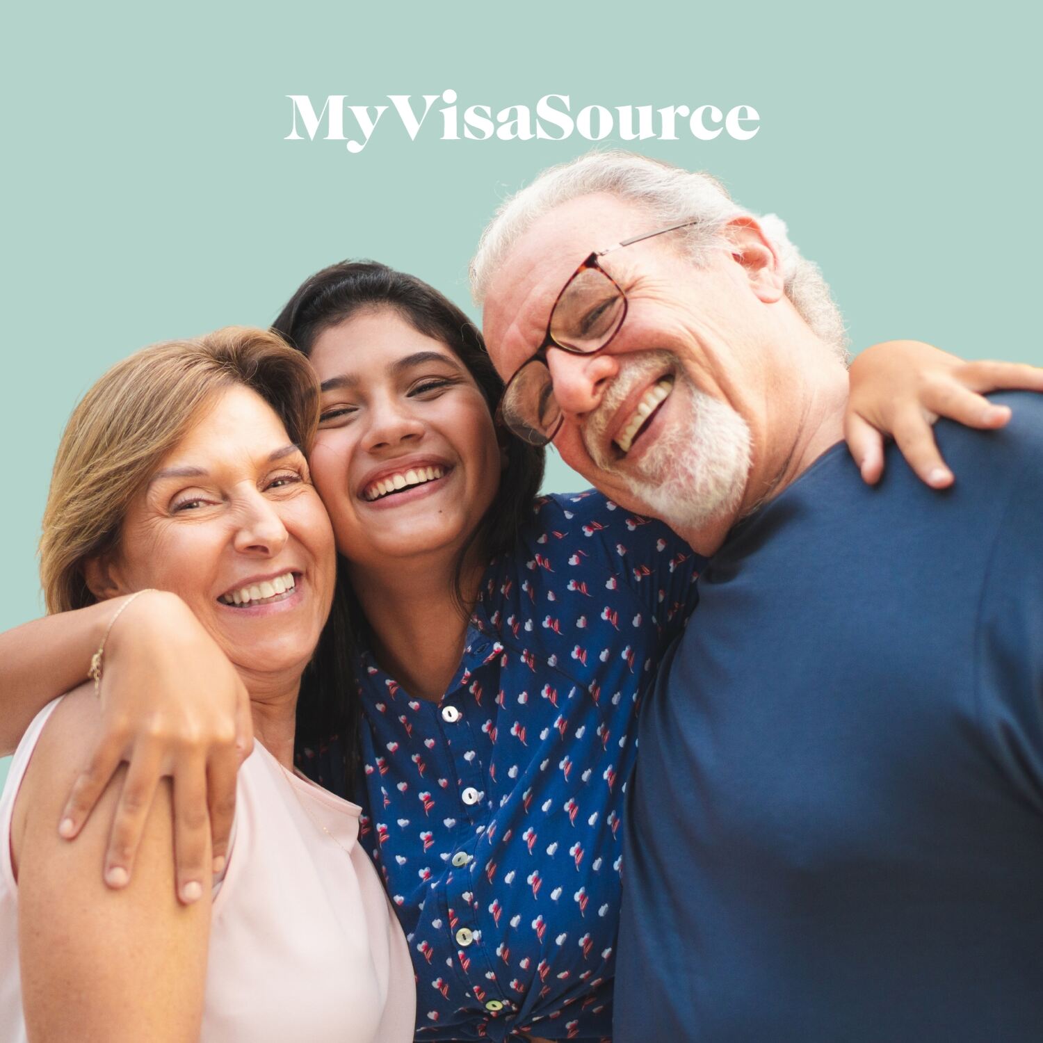 lady with her grandparents