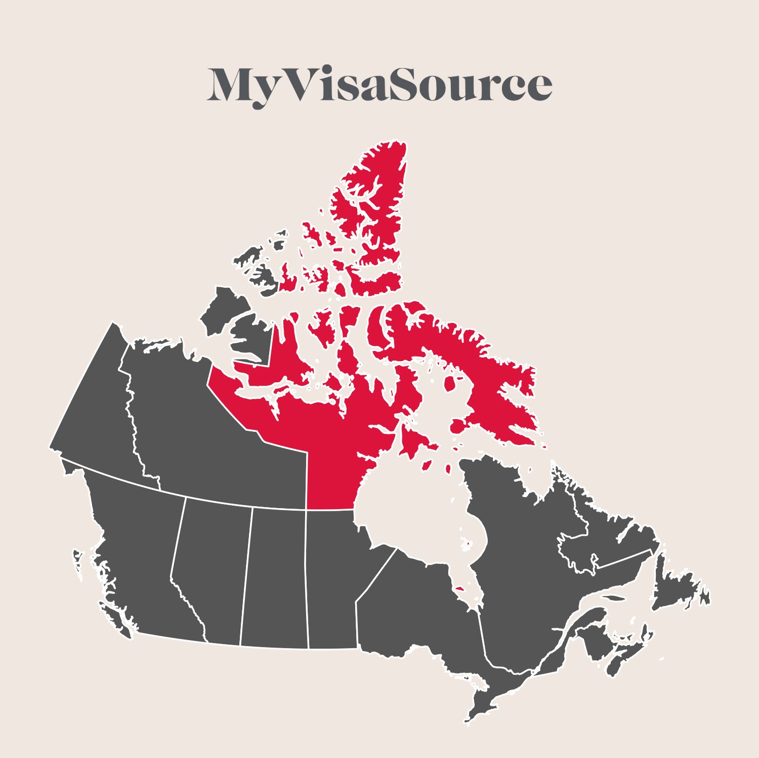 map of nunavut territory my visa source