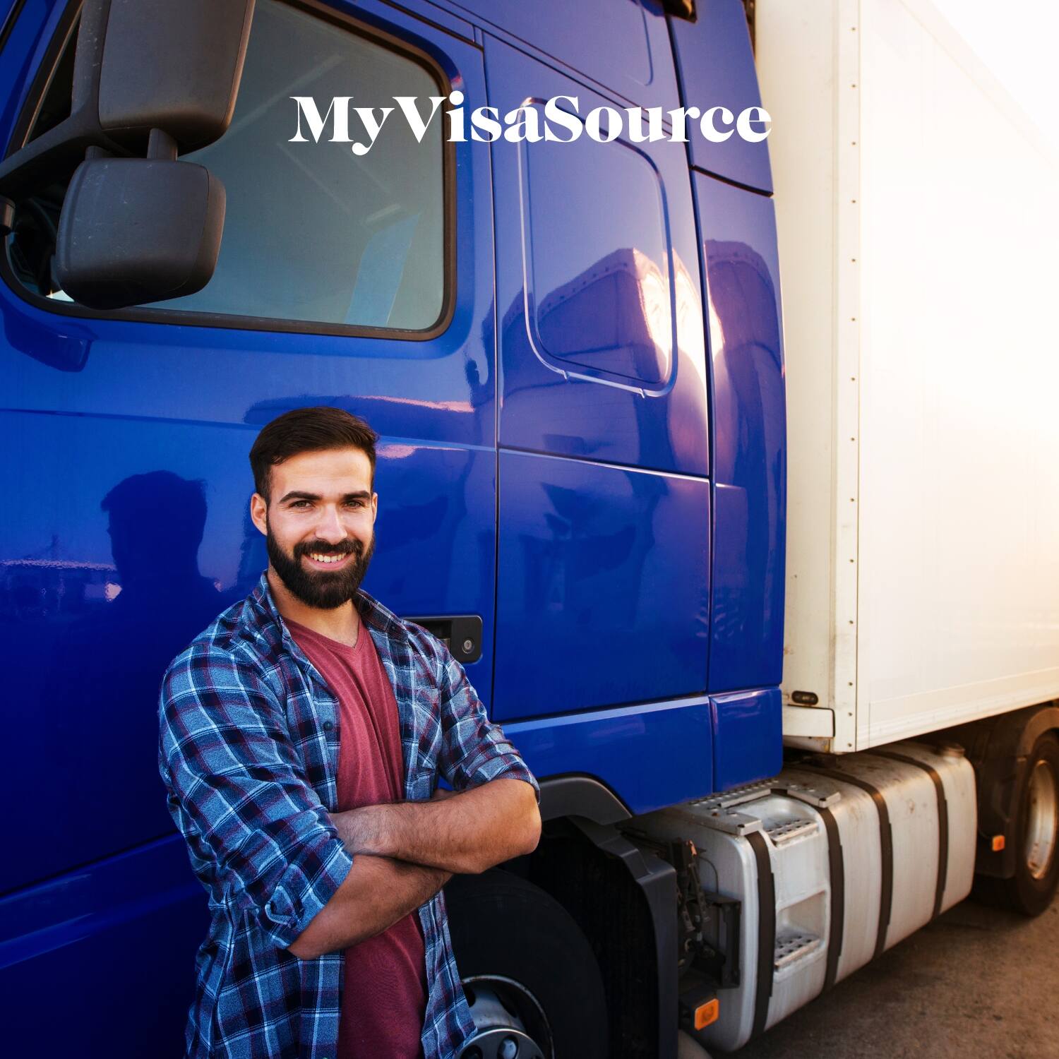 truck driver near his truck