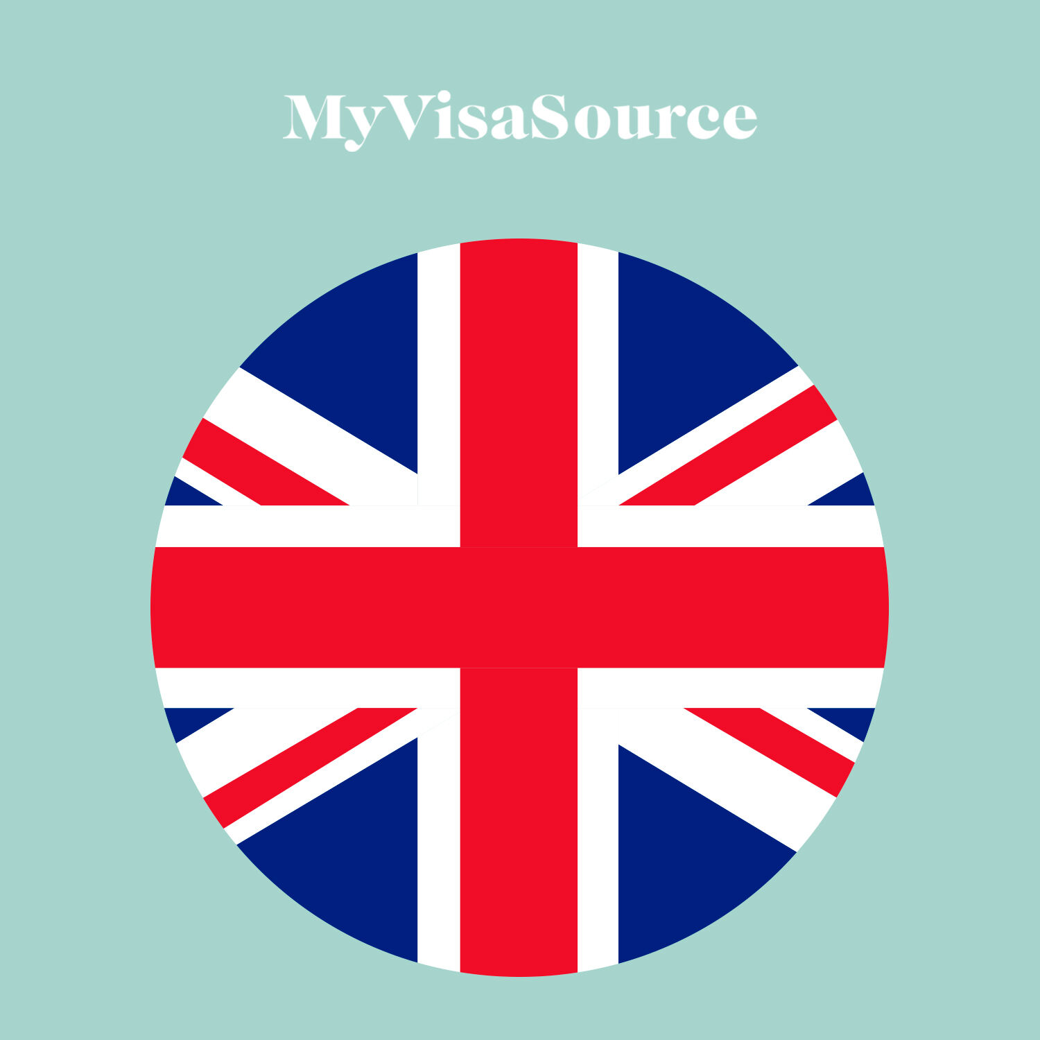 united kingdom flag within a circle shape my visa source