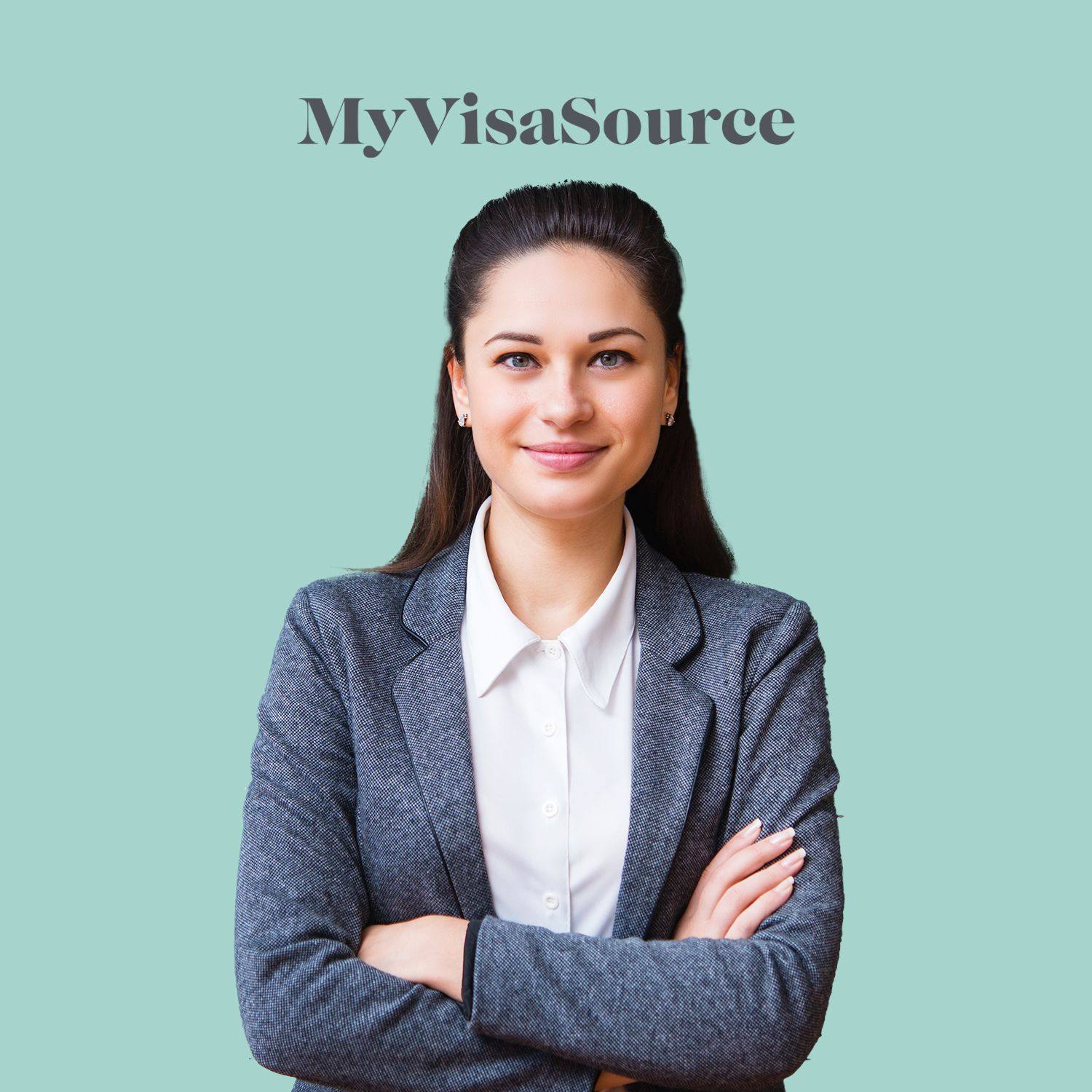 young female teacher in business casual my visa source