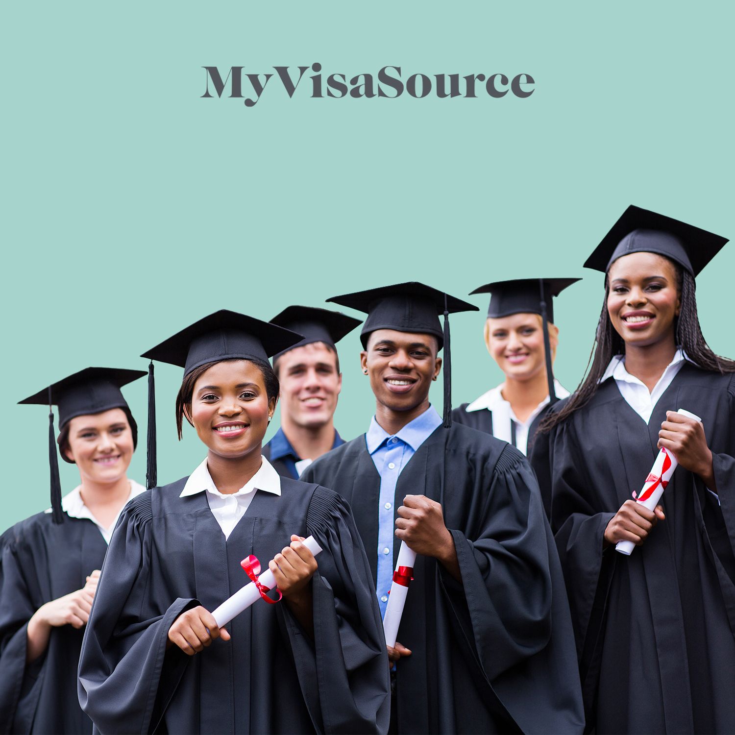 young graduates in graduation uniforms my visa source