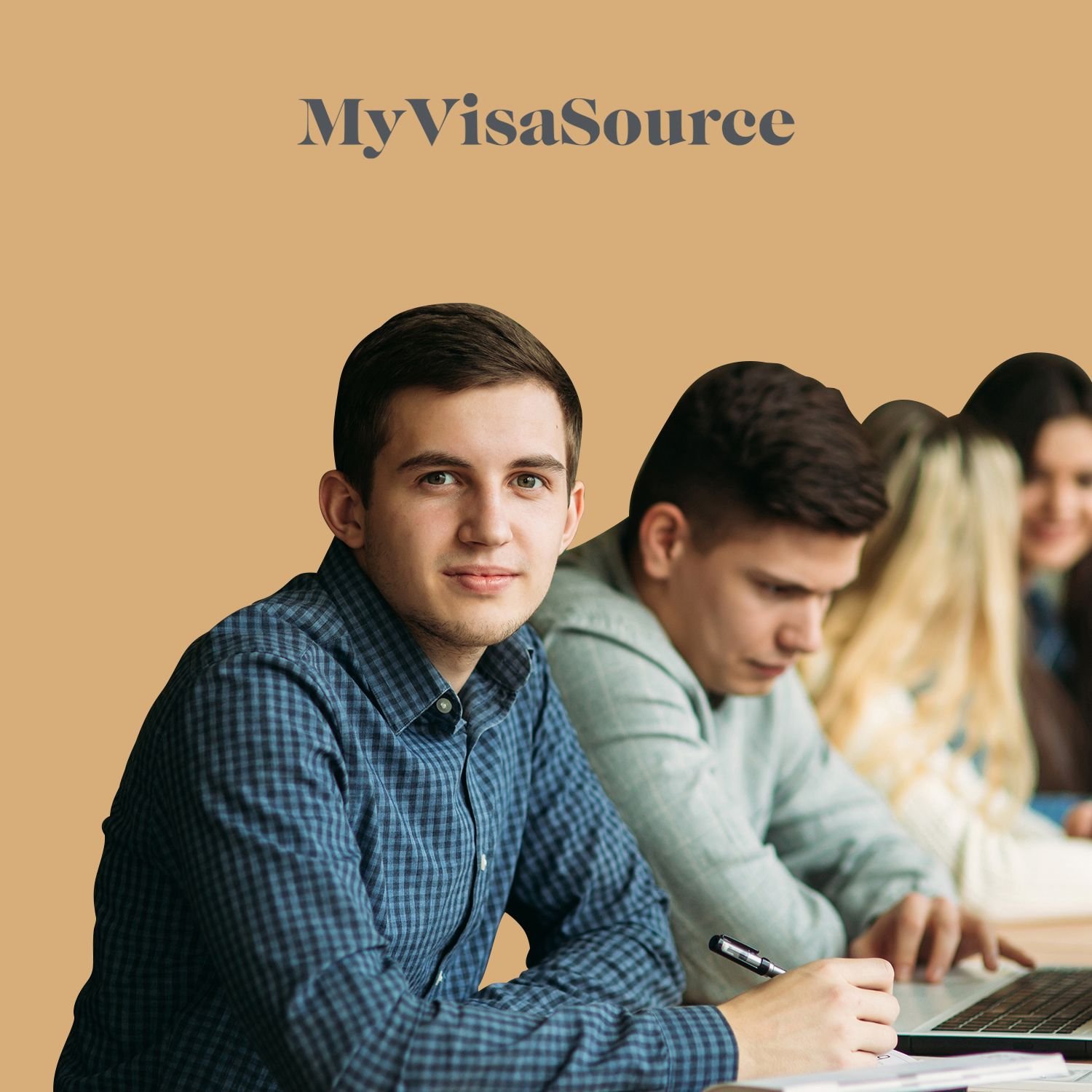 young students working hard my visa source