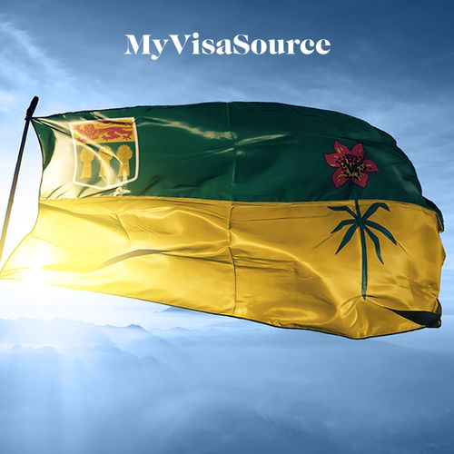 saskatchewan province of canada flag my visa source